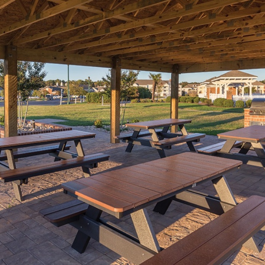 Picnic areas easily accessible